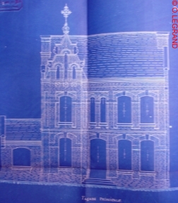 Le plan de construction du presbytre